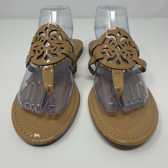 Circus Sam Edelman Sandals Women's 9.5M Nude/Tan Medallion Canyon Flats EUC - Picture 4 of 11